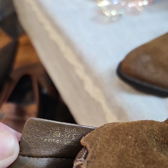 Sam Edelman Chocolate Suede Ankle Boots - Picture 5 of 5